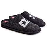 Big Star Classic Men&#039;s Slippers KK176003 Black cene
