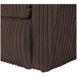 CARRYHOME ZOFA S POSTELJNO FUNKCIJO, temno rjava tekstil | Shoptok.si