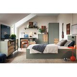 Modern Living Pisalna Miza Pozzi, Zelena, Barva Hrasta | Shoptok.si