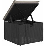  6-dijelni set vrtnih sofa s jastucima crni od poliratana bagrem | shoptok.hr