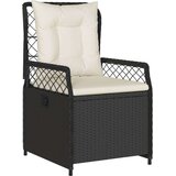  9-dijelni vrtni blagovaonski set s jastucima crni od poliratana | shoptok.hr