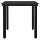  5-dijelni vrtni blagovaonski set crni | shoptok.hr
