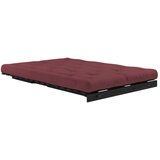 Karup Design Bordo rdeča raztegljiva sedežna garnitura 140 cm Roots Black Night – | Shoptok.si