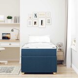  Krevetna konstrukcija Plava 80 x 200 cm tkanina | shoptok.hr