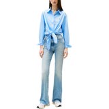 Tommy Hilfiger Srajce & Bluze TJW LS TIE FRONT SHI DW0DW20990 Modra | Shoptok.si