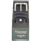 Gabol Muški kožni kaiš BT01 Guiness | crno-beli | poklon kutija | XL Cene