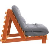  Futon na razvlačenje s madracem smeđi 90 x 206 x 11 cm borovina | shoptok.hr
