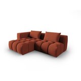 Cosmopolitan Design Kotna sedežna garnitura v barvi terakote (levi kot/z ležalnikom) Verona – Cene