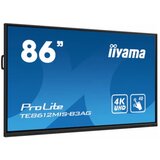 Iiyama 86" iiWare10 , Android 11, 40-Points PureTouch IR with zero bonding, 3840x2160, UHD VA panel, Metal Housing, Fan-less, Speakers 2x 16W front, VGA, HDMI 3x HDMI-out, USB-C with 65W PD (front), Audio mini-jack and Optical Out (S/PDIF), USB Touch Interf cene