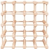  Stalak za vino za 20 boce 46,5x23x46,5 cm masivna borovina | shoptok.hr