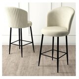Hanah home Set od 6 barskih stolica Alte krem-crne boje | Eponuda.ba
