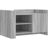 Maison Chic Klubska mizica - kavna mizica - Nizka mizica siva sonoma 80x50x50 cm inženirski les, (21752769) Cene