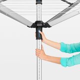 Brabantia Vrtna sušilica za rublje u srebrnoj boji 50 m Lift-o-Matic Advance – | shoptok.hr