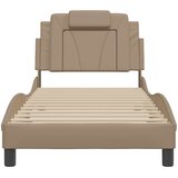  Okvir za krevet Viana bez madraca cappuccino 80x200 cm umjetna koža | Eponuda.com