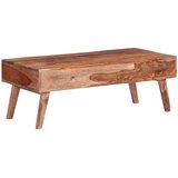  Stolić za kavu sivi 110 x 50 x 40 cm od masivnog drva | shoptok.hr