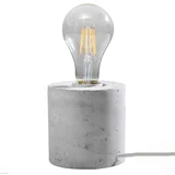 Sollux SL.0680 - Stona lampa SALGADO 1xE27/60W/230V beton