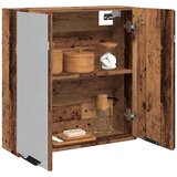 vidaXL Kupaonski ormarić s ogledalom staro drvo 64x20x66,5 cm | shoptok.hr