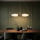Toolight viseća stropna LED svjetiljka G152-2CP 58 cm, zlatna, 20 W, 4000K | shoptok.hr