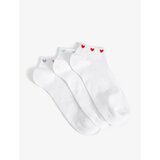 Koton Heart-Hearted 3-Pack Booties Socks Set cene