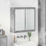 vidaXL Kopalniška ogledalna omara Betonsko siva 60 x 20 x 60 cm | Shoptok.si