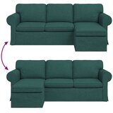 SOFA Tamnozelena 215 x 138 x 80 cm Metal | shoptok.hr