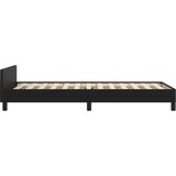 vidaXL Posteljni okvir z vzglavjem črn 80x200 cm umetno usnje | Shoptok.si