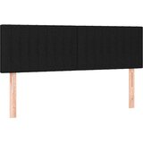 vidaXL Krevet s oprugama i madracem crni 140 x 190 cm od tkanine | shoptok.hr