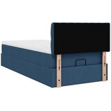  Otomanski krevet s madracem plavi 90x200 cm tkanine | Eponuda.ba