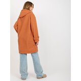 RELEVANCE Coat RV-PL-8449.98P-dark orange | Shoptok.si