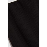 Marisse Black Sweater Pattern Pencil Skirt | shoptok.hr