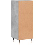  Komoda siva boja betona 34,5x34x90 cm od konstruiranog drva | shoptok.hr