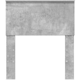  Uzglavlje s uzglavljem Betonski sivi 75 cm Konstruirano drvo | shoptok.hr