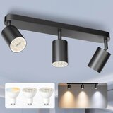 ALUSSO stropna svetilka s 3 vrtljivimi GU10 LED reflektorji u