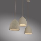 SCHÖNER WOHNEN 12541-42 - Luster na sajli TRAVENTA 3xE27/40W/230V beton | Eponuda.com