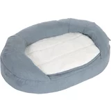 zooplus Krevet za pse Memory ovalni, sivi - D 72 x Š 50 x V 20 cm