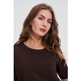 Marisse Plain Brown T-Shirt | Shoptok.si