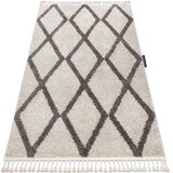 RugsX Preproge Preproga BERBER TROIK krem Čopki berbery Maroški 80x150 cm Bež | Shoptok.si