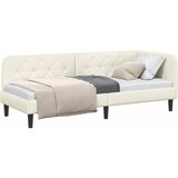  Kutni okvir kreveta Krema 80 x 200 cm Baršun | shoptok.hr