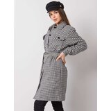 LAKERTA Coat-LK-PL-508342.98P-white-black | Shoptok.si