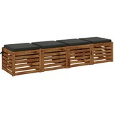  Jastučići za sjedenje SOEST 4 kom. 100% poliester Antracit | shoptok.hr