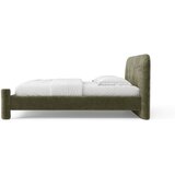 Micadoni Zelena oblazinjena zakonska postelja z letvenim dnom 160x200 cm Vera – | Shoptok.si