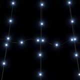 vidaXL LED božično drevesce med 168 LED Hladno bela 511 cm Kovina | Shoptok.si