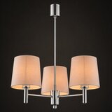 Brilagi Luster na štapu MONTE 3xE27/15W/230V bež/sjajni hrom | Eponuda.com