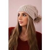 Kesi marka niezdefiniowana Cap with fleece Sandra K210 dark beige Cijene