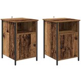 Noćni ormar 2 pcs Staro drvo 40 x 42 x 60 cm Konstruirano drvo | shoptok.hr