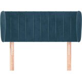  Uzglavlje s ušima tamnoplavo 93x23x78/88 cm baršunasto | shoptok.hr
