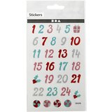  Set novogodišnjih naljepnica 31 kom | Advent kalendar | shoptok.hr
