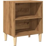 Maison Chic Nočna omarica - Nočna miza artisan hrast 40x30x50 cm inženirski les, (21688272) Cene