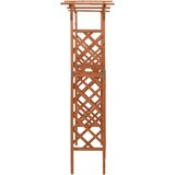 vidaXL pergola s vratima 116 x 40 x 204 cm od masivne jelovine | shoptok.hr