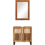  2-dijelni set kupaonskog namještaja od masivnog bagremovog drva | shoptok.hr
